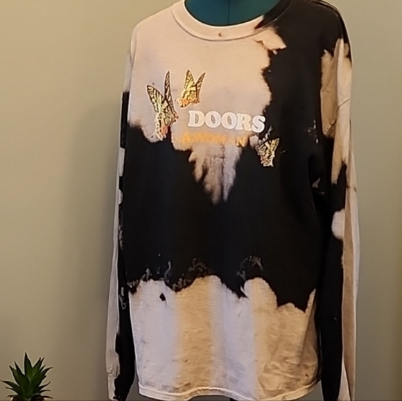 NWOT Women's The Doors LA Woman Tie-Dye Long Sleeve T-shirt - Picture 4 of 6